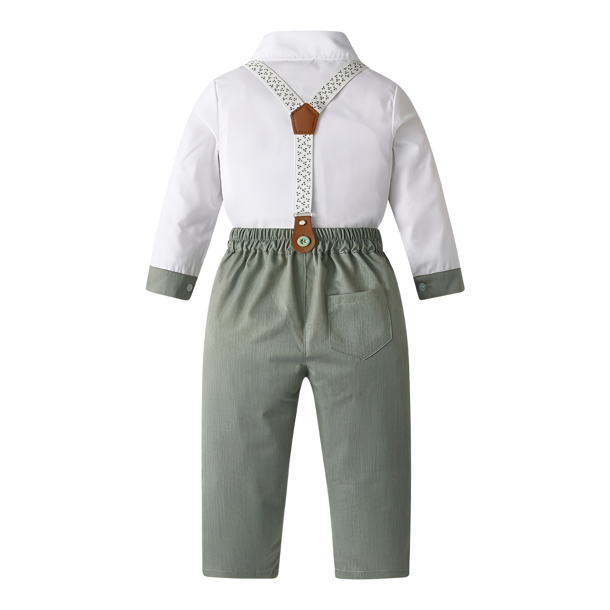 Gentleman Party Suit With Bow Tie And Long Pants For Boys