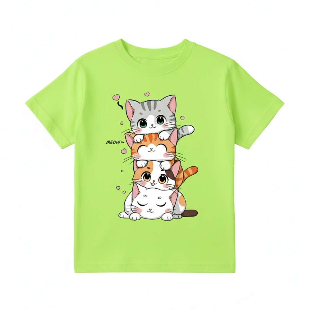 Girls Summer Short Sleeve T Shirt 