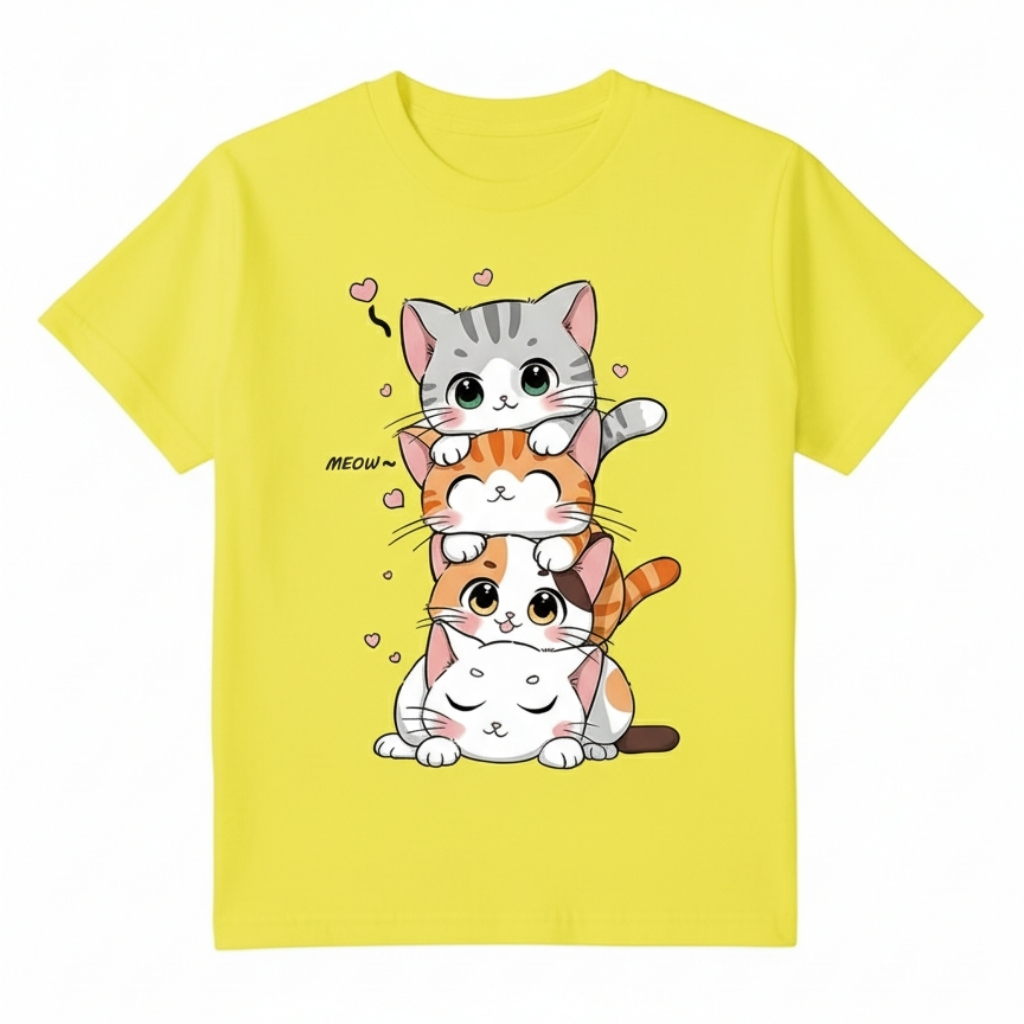 Girls Summer Short Sleeve T Shirt 