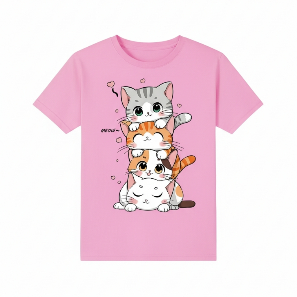 Girls Summer Short Sleeve T Shirt 