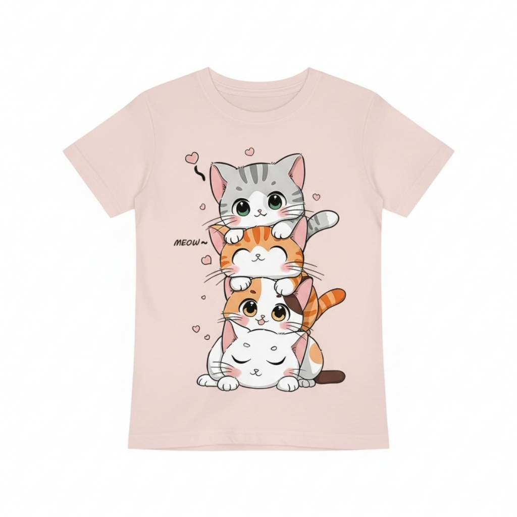 Girls Summer Short Sleeve T Shirt 
