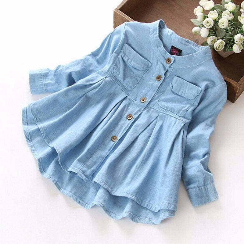 Girls Long Sleeve Tops-Children Cloth Shop