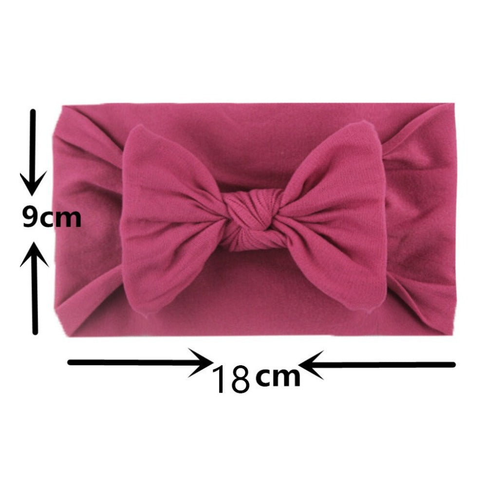27 Piece Of Solid Color Bow Headband For Girls-Children Cloth Shop
