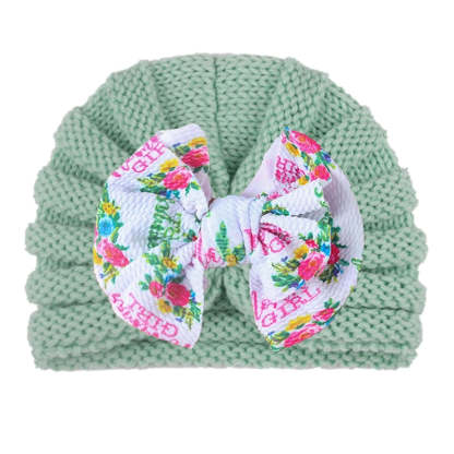 Big Bow Baby Girl Knitted Headband-Children Cloth Shop