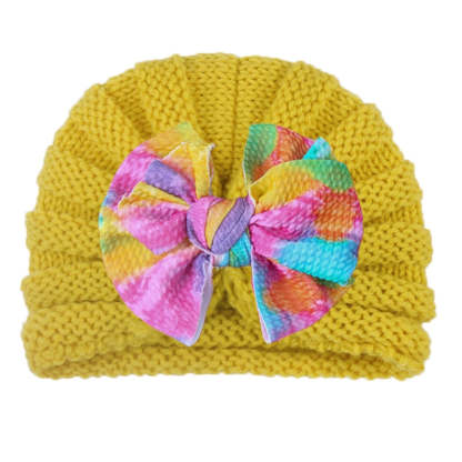 Big Bow Baby Girl Knitted Headband-Children Cloth Shop