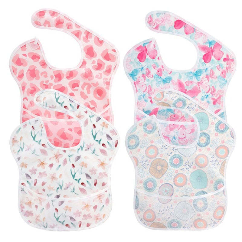 4Pcs Baby Waterproof Feeding Stuff Bibs-Children Cloth Shop