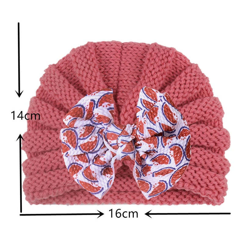 Big Bow Baby Girl Knitted Headband-Children Cloth Shop