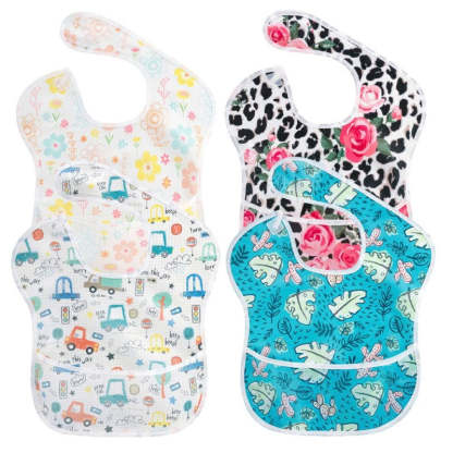 4Pcs Baby Waterproof Feeding Stuff Bibs-Children Cloth Shop