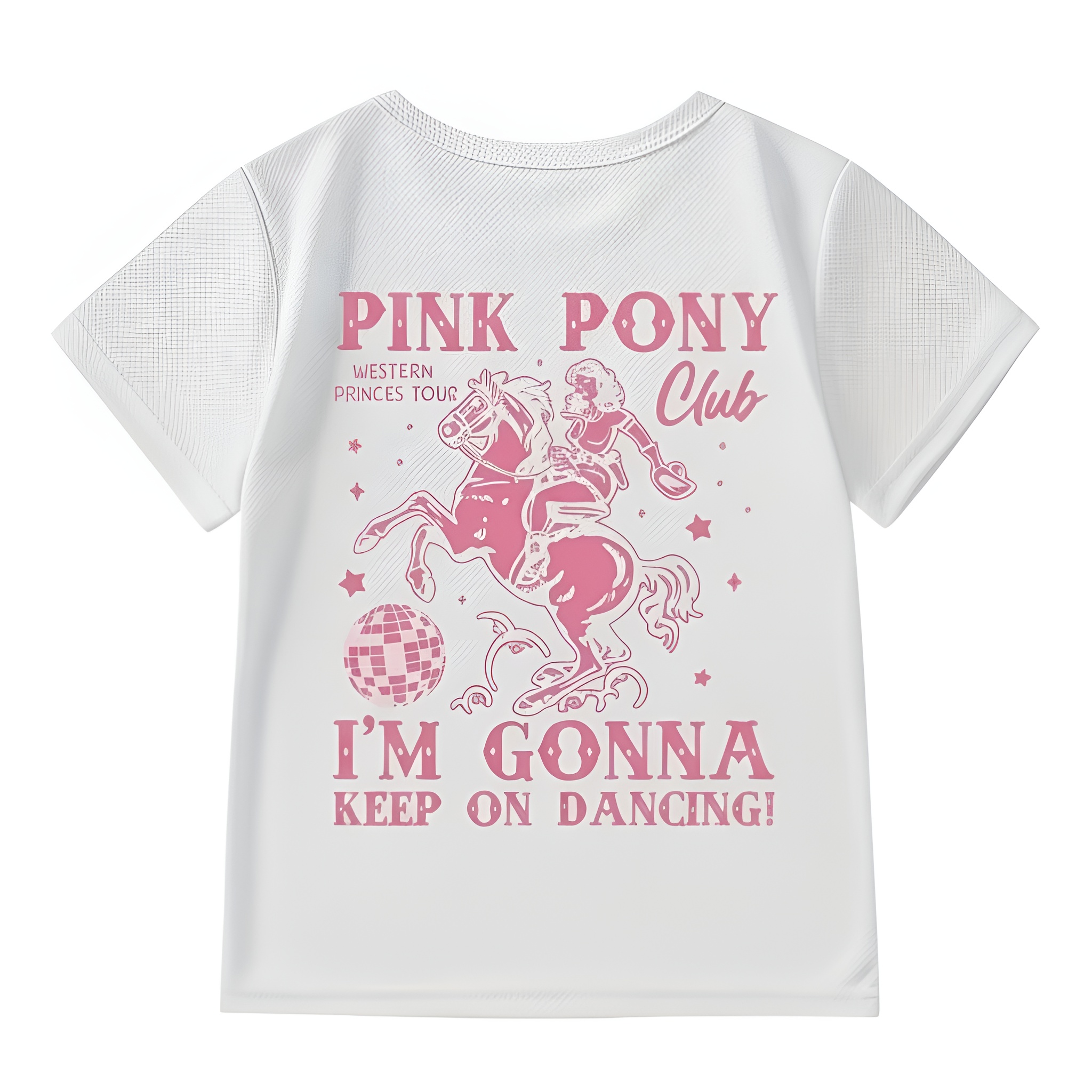 I'M GONNA KEEP ON DANCING Printed Graphic T Shirt 