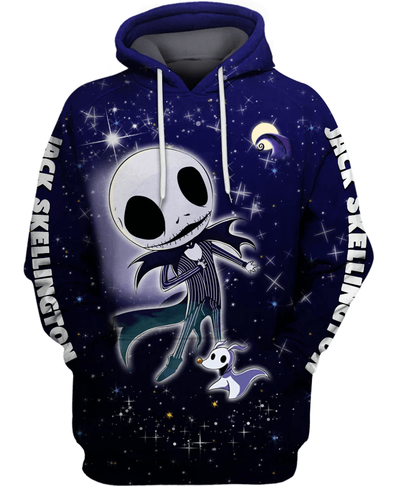 Jack Skellington Print Hoodie - Children Cloth Shop
