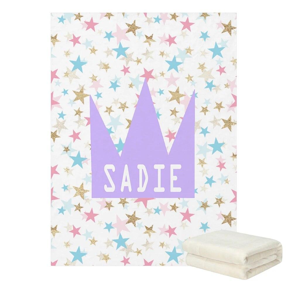 Little Star Personalized Blanket-Children Cloth Shop