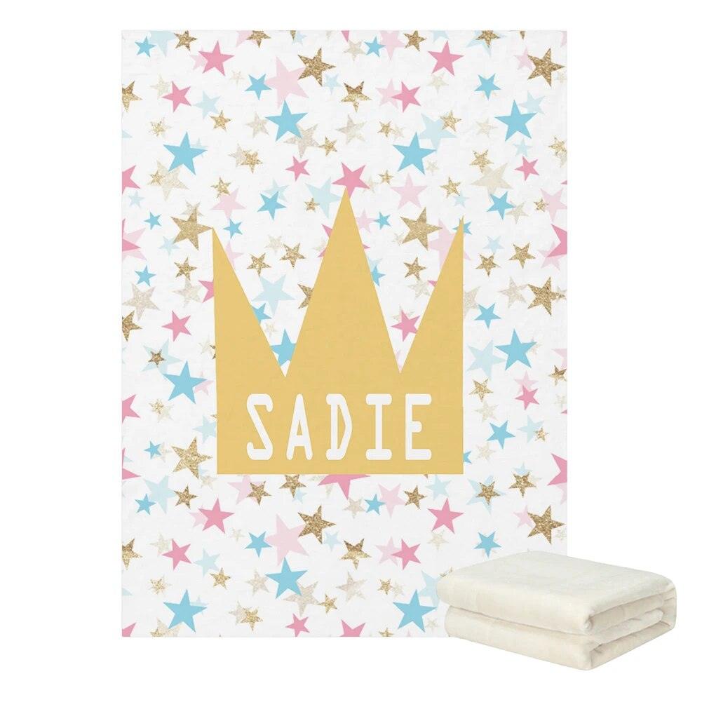 Little Star Personalized Blanket-Children Cloth Shop