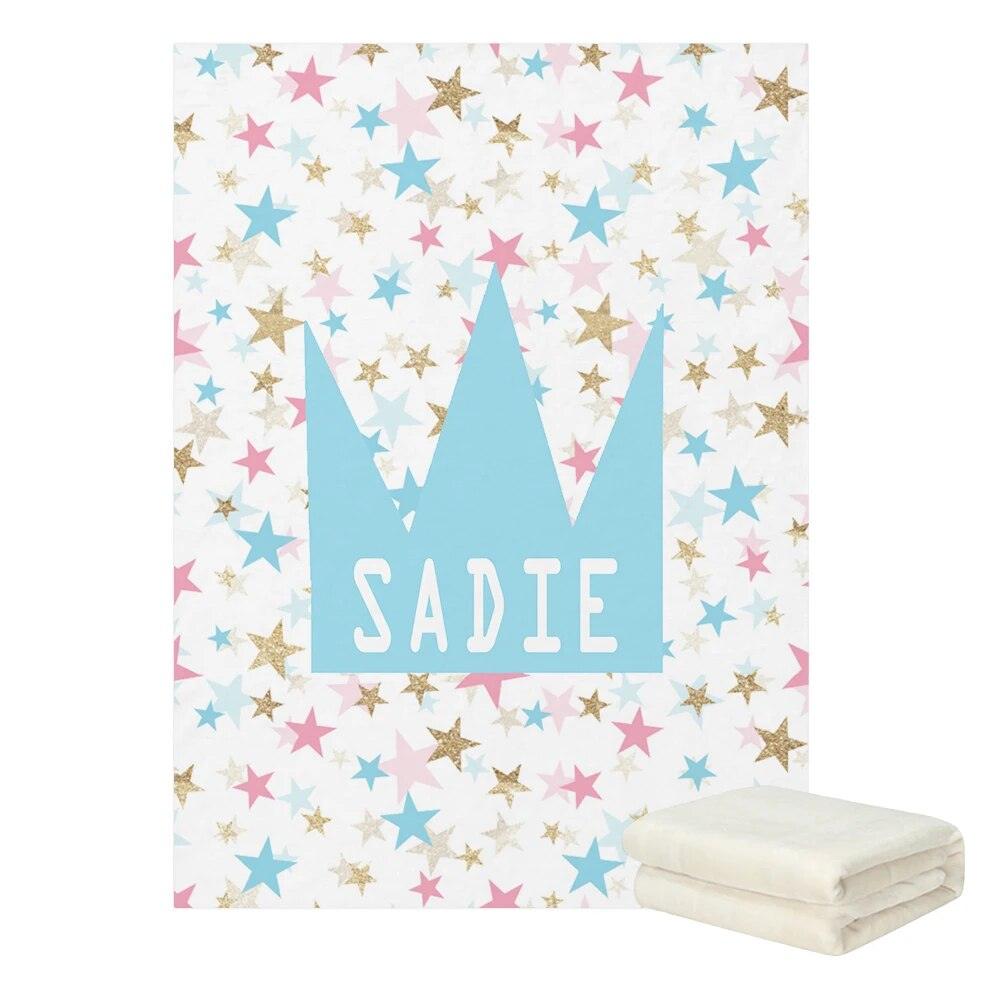Little Star Personalized Blanket-Children Cloth Shop