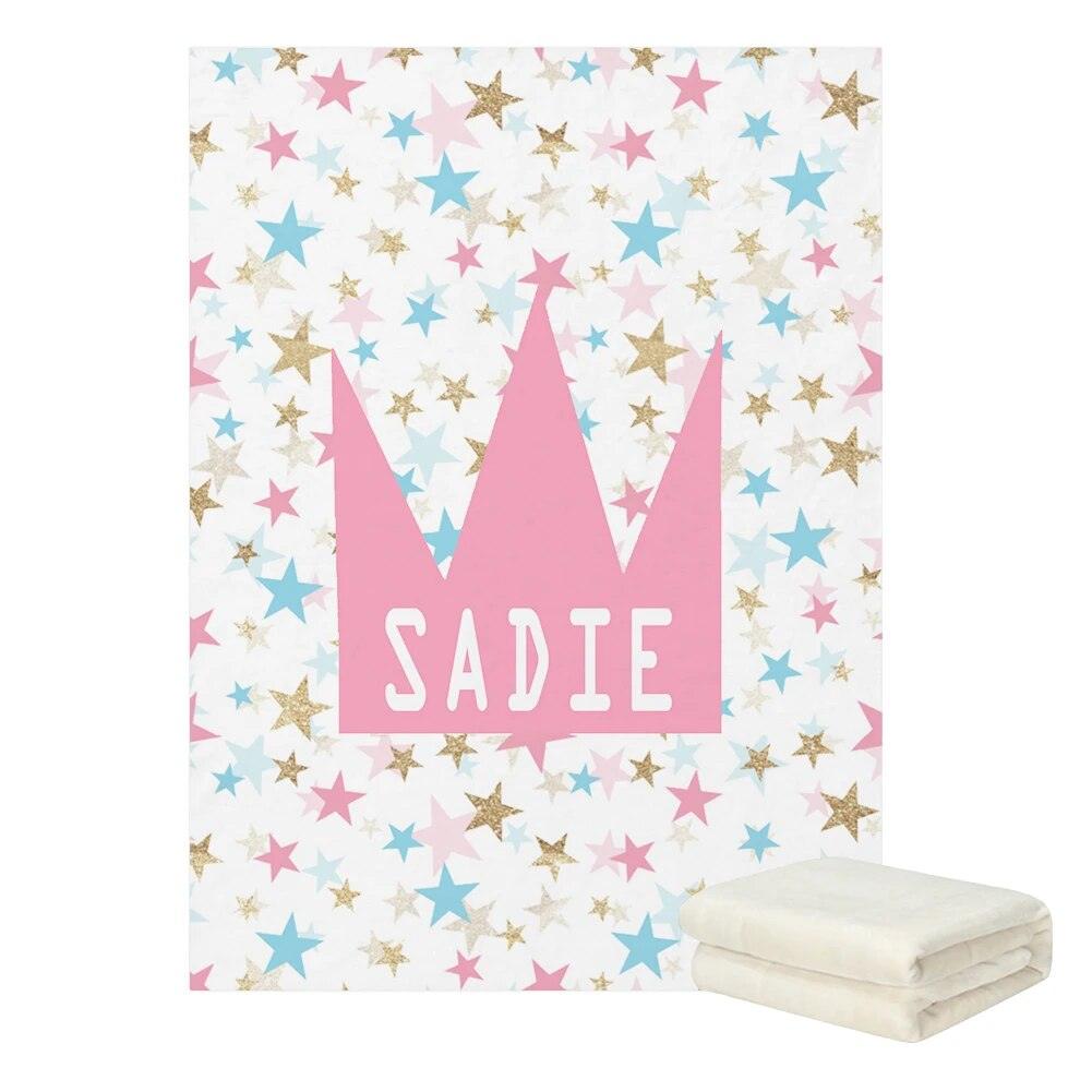 Little Star Personalized Blanket-Children Cloth Shop