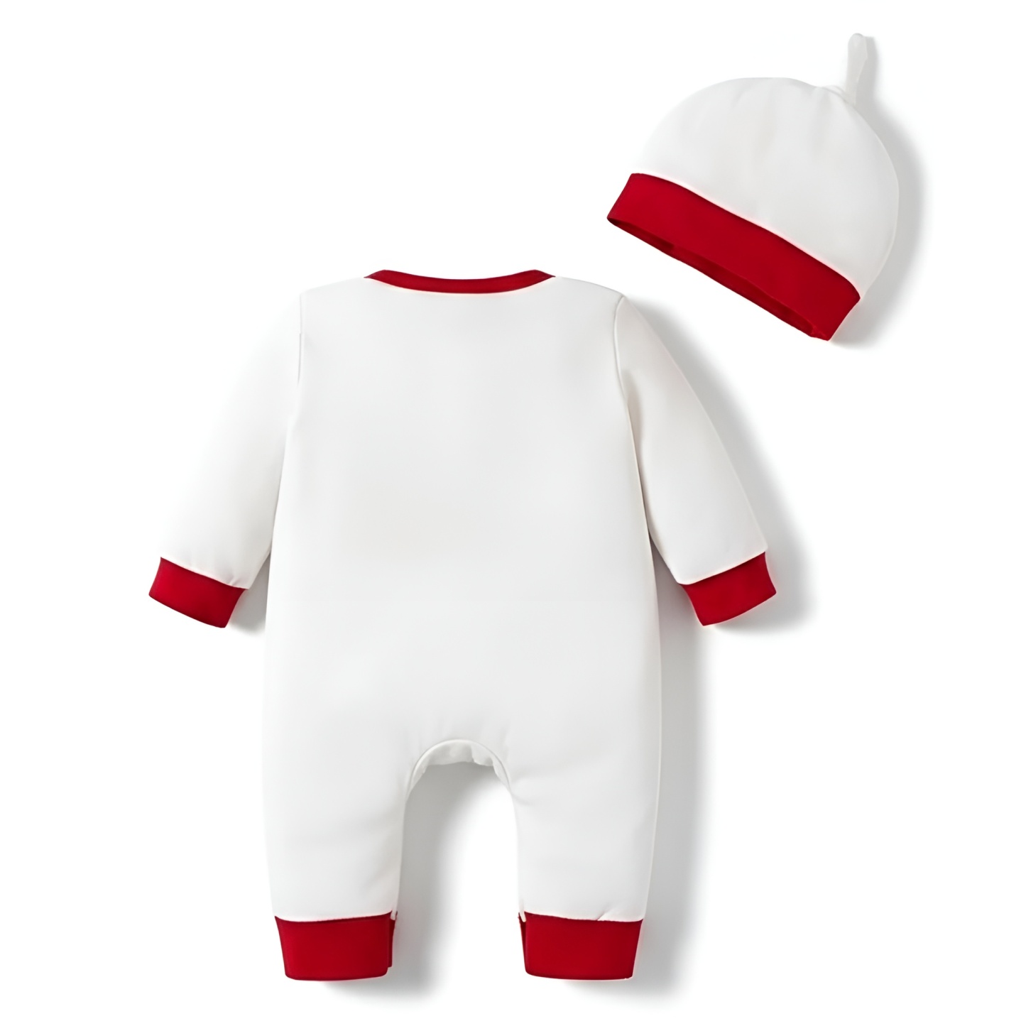 My First Christmas Printed Christmas Outfit