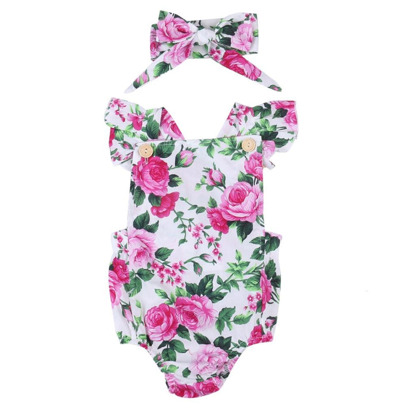Cute Baby Girls 2 Piece Romper-Children Cloth Shop