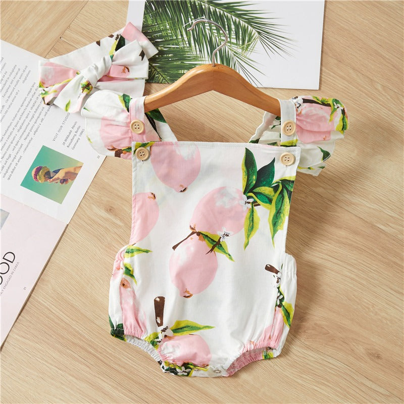 Cute Baby Girls 2 Piece Romper-Children Cloth Shop