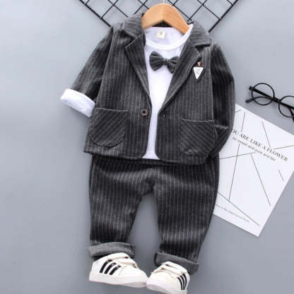 Autumn Small Suit with Bowtie for Baby Boys-Children Cloth Shop