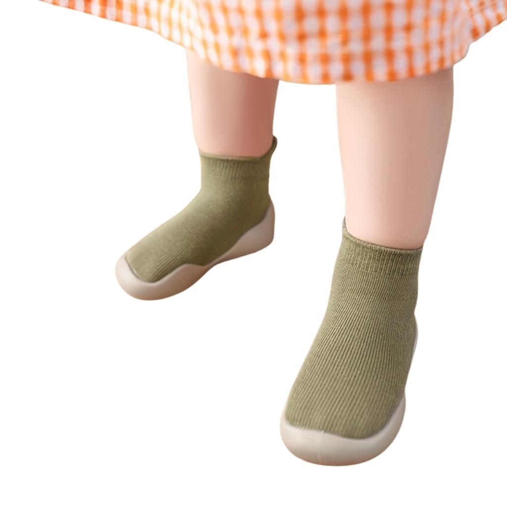 Non Slip Baby Walking Shoes With Cushioned Insole
