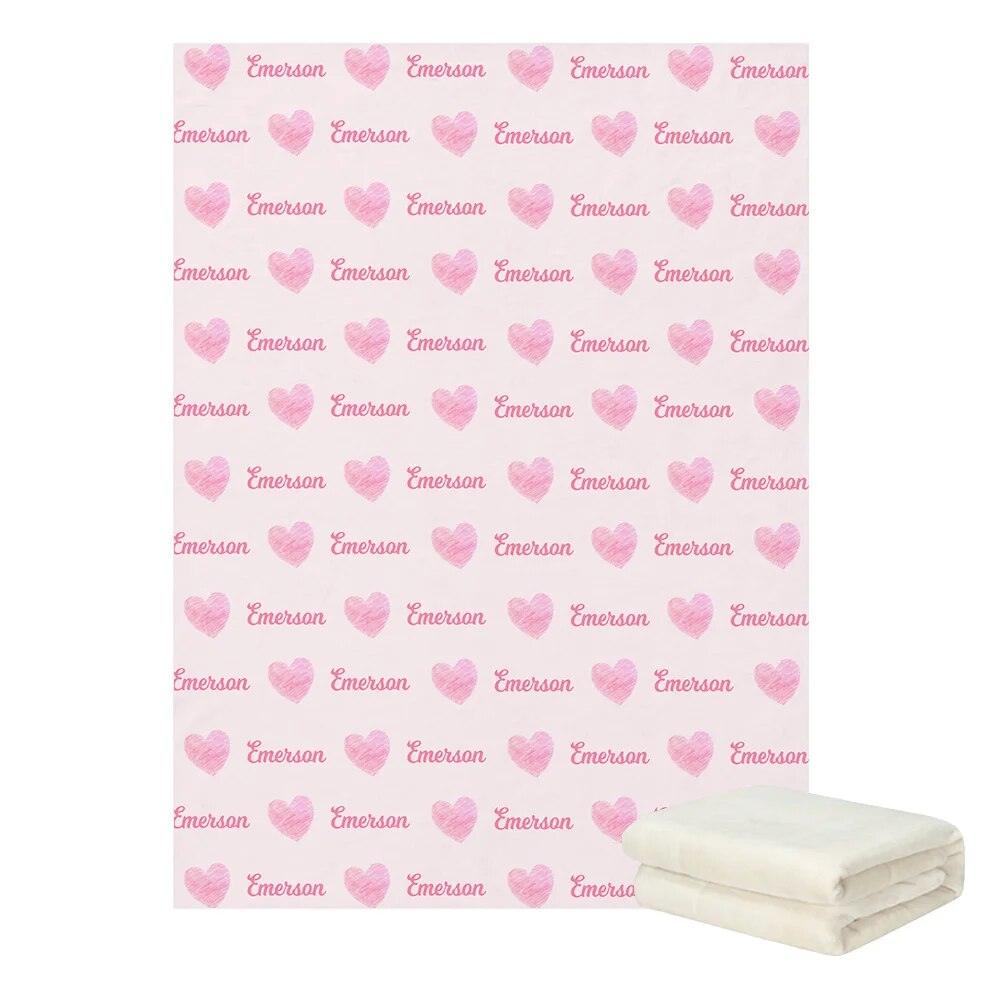 Personalized Butterfly Name Blanket-Children Cloth Shop
