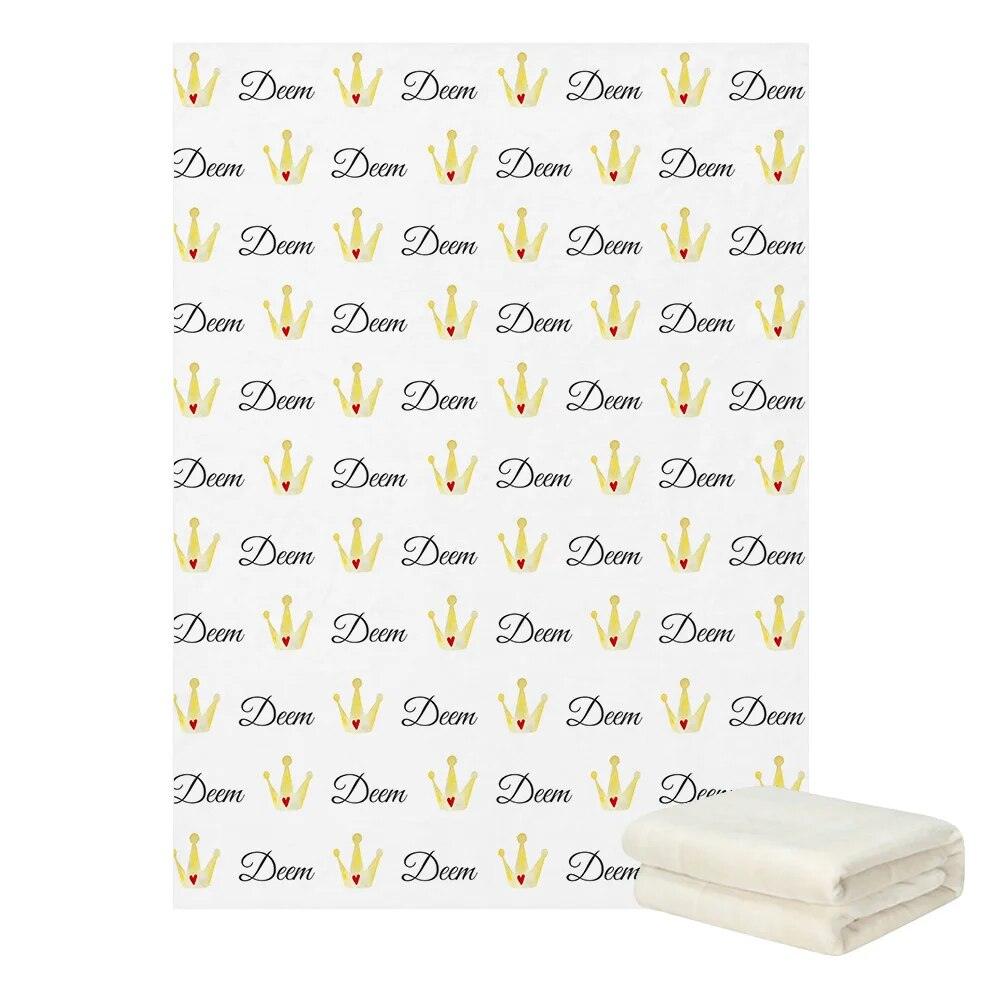 Personalized Butterfly Name Blanket-Children Cloth Shop