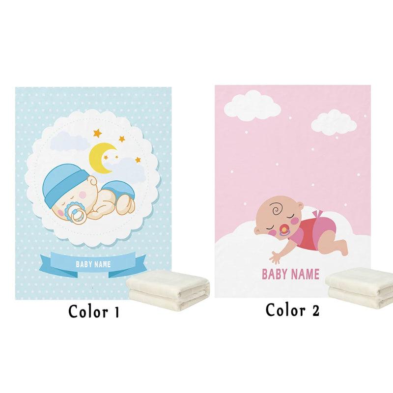 Personalized Naptime Blanket – Custom Soft Baby Fleece-Children Cloth Shop