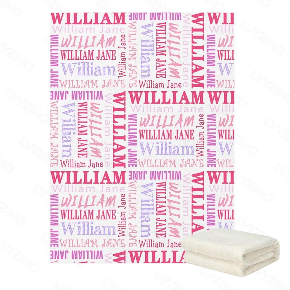 Custom Name Blanket-Children Cloth Shop