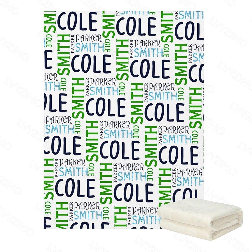 Custom Name Blanket-Children Cloth Shop