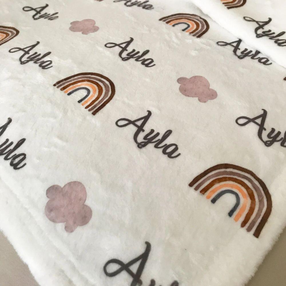 Personalized Boho Rainbow Bedding-Children Cloth Shop