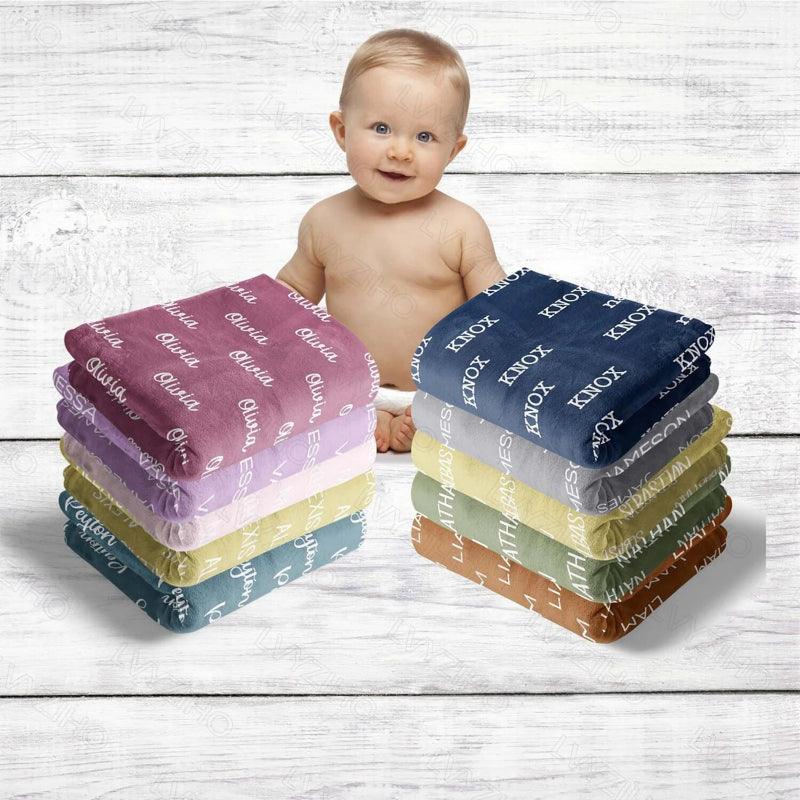 Coral Fleece Blanket – Personalized Soft Throw for All Ages-Children Cloth Shop