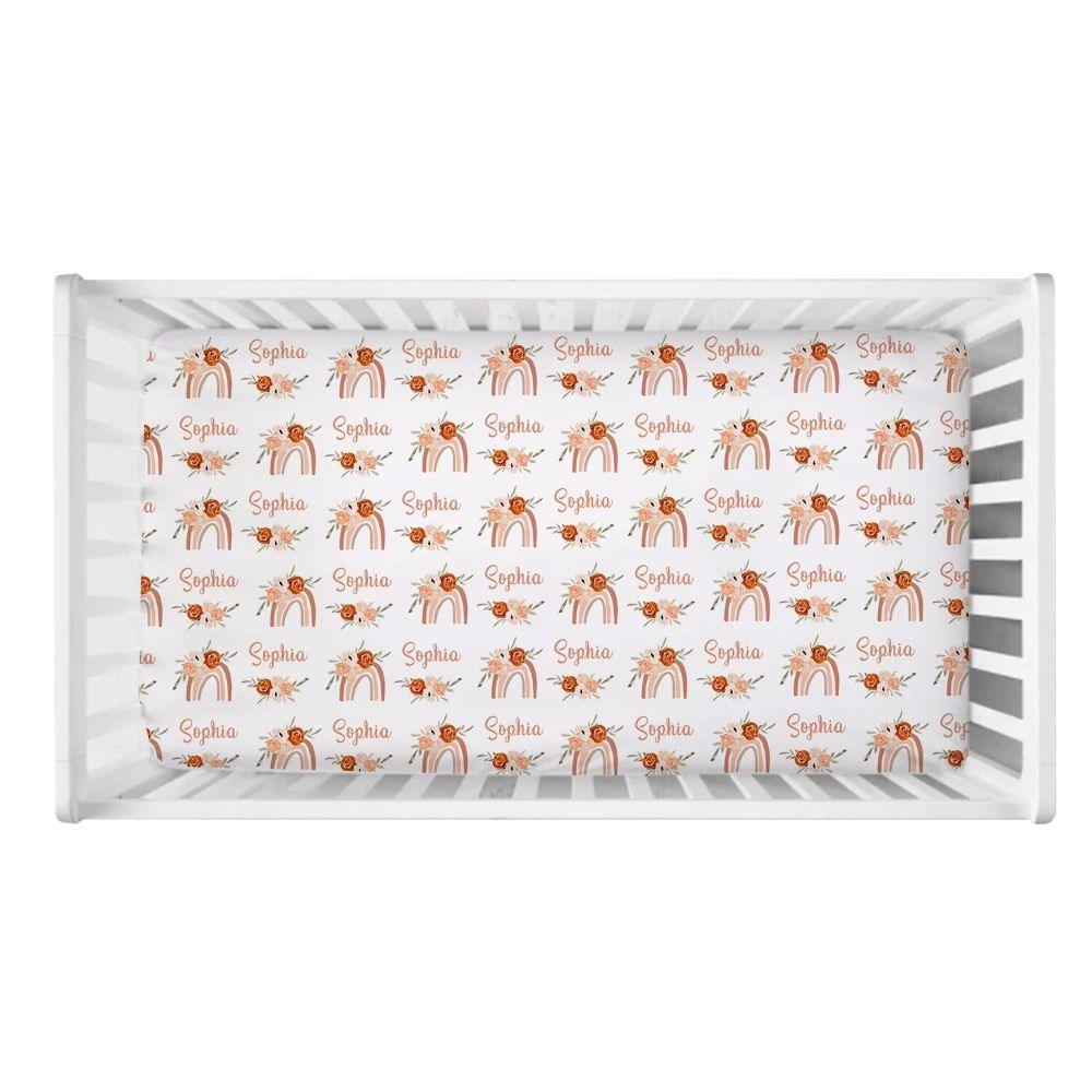 Personalized Rainbow Crib Bedding-Children Cloth Shop