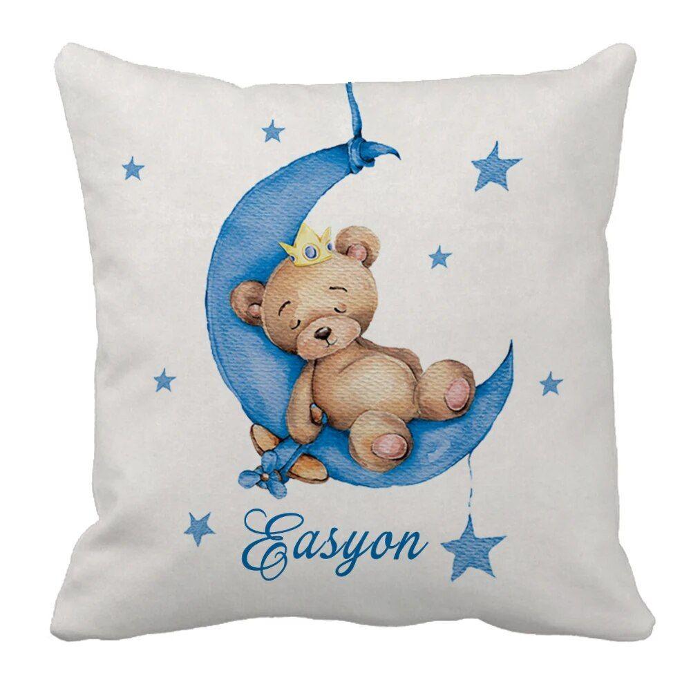 Custom Custom Sleeping Bear Crib Bedding-Children Cloth Shop