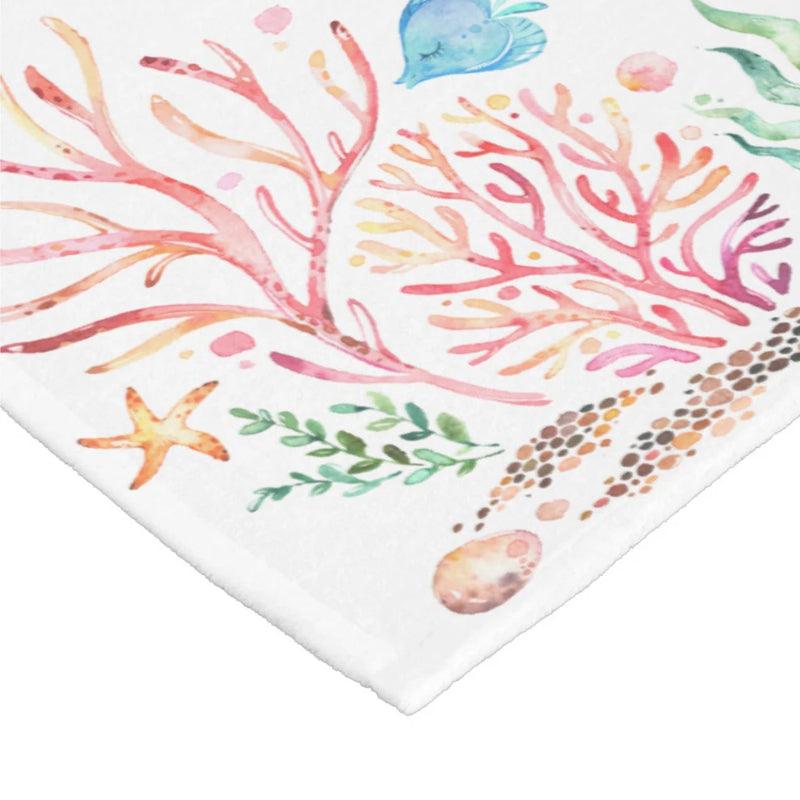 Underwater Baby Blanket – Personalized Sea Life Fleece for Kids-Children Cloth Shop