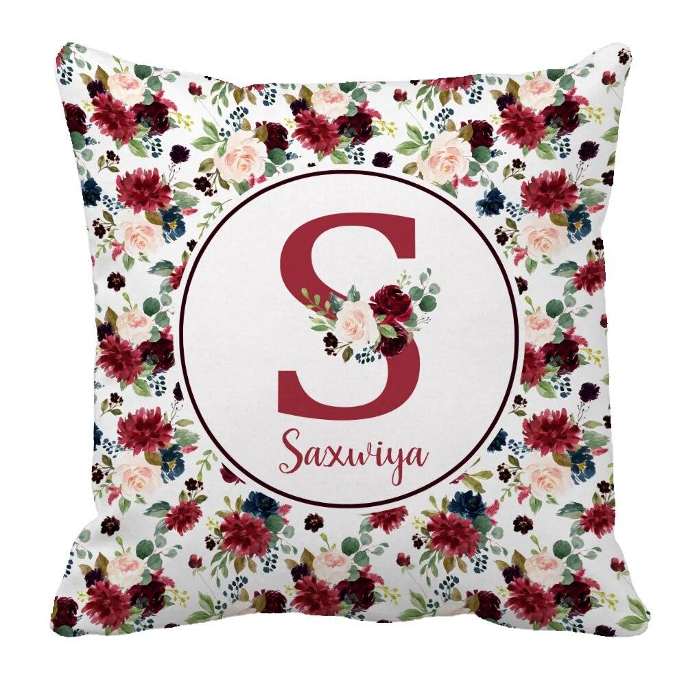 Personalized Watercolor Floral Bedding Set-Children Cloth Shop