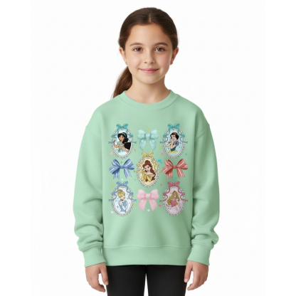 Princess Long Sleeve Fleece Lined Sweatshirt 