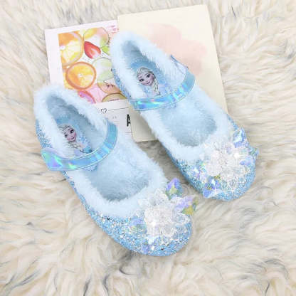 Princess Crystal Party Shoes-Children Cloth Shop