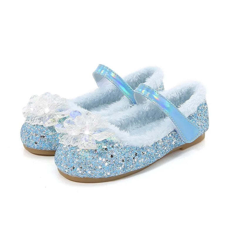 Princess Crystal Party Shoes-Children Cloth Shop