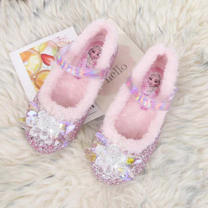 Princess Crystal Party Shoes-Children Cloth Shop
