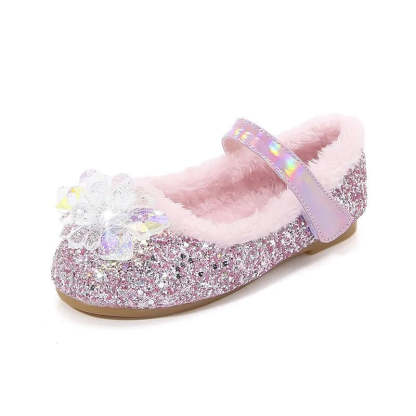 Princess Crystal Party Shoes-Children Cloth Shop