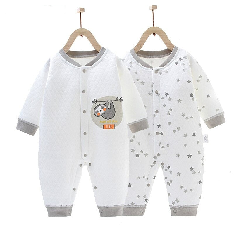 Newborn 3-Layer Thicken Cotton Rompers Set-Children Cloth Shop