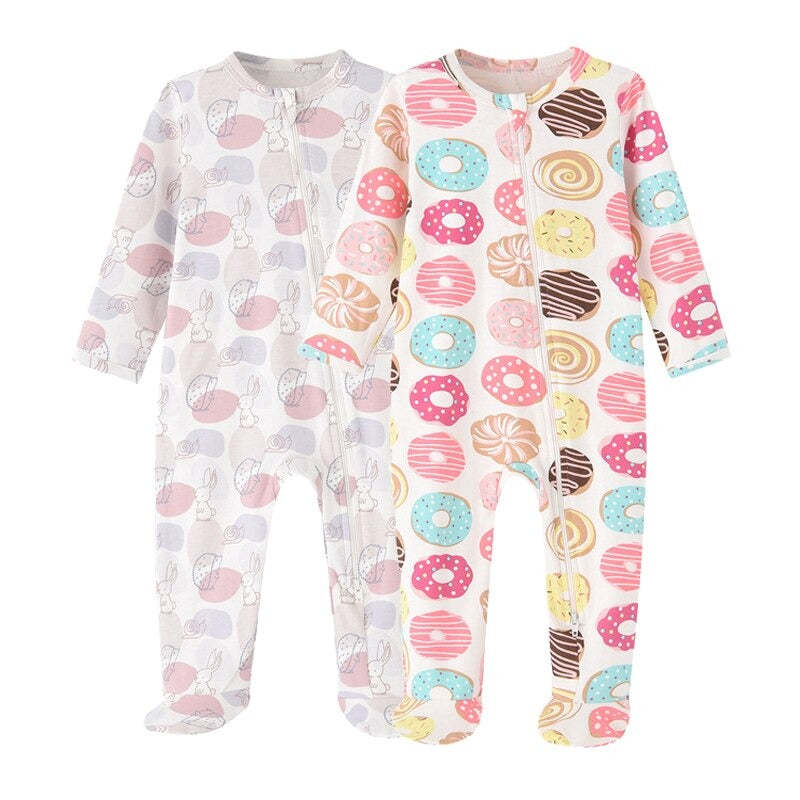 0-12 Months Baby Boy Zippered Romper-Children Cloth Shop