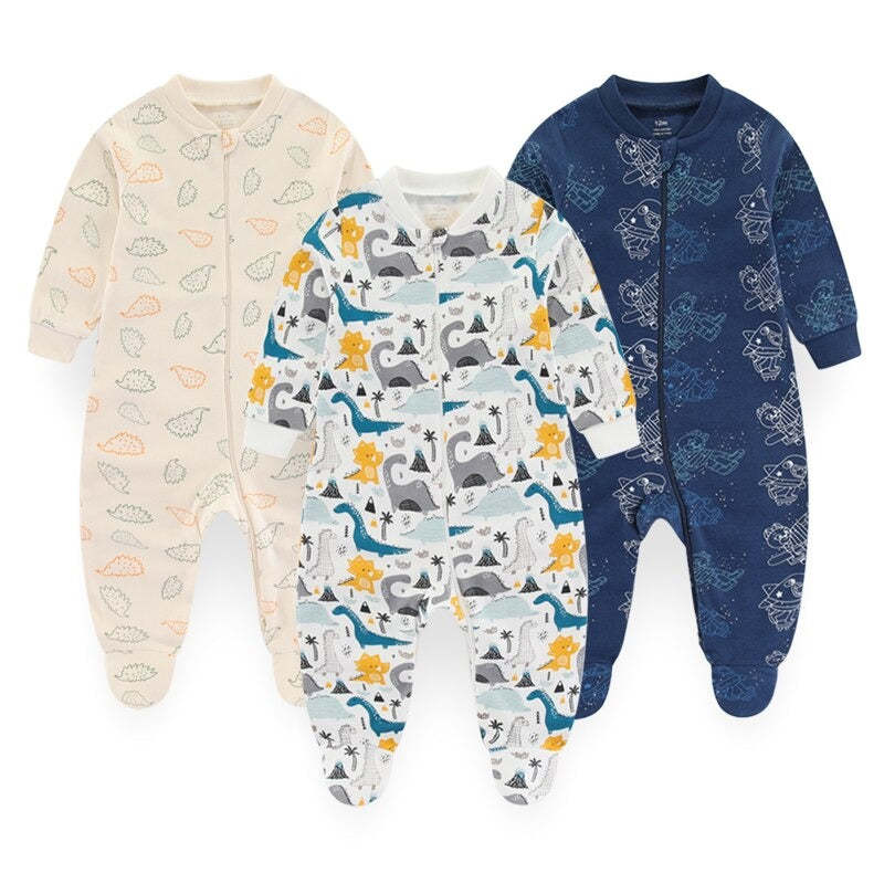 Winter Long Sleeve Cotton Baby Bodysuit-Children Cloth Shop