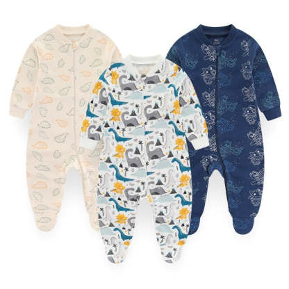 Winter Long Sleeve Cotton Baby Bodysuit-Children Cloth Shop