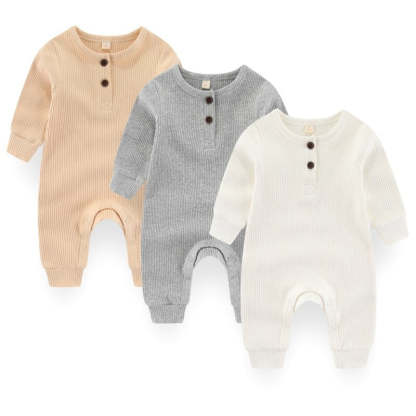 Winter Long Sleeve Cotton Baby Bodysuit-Children Cloth Shop