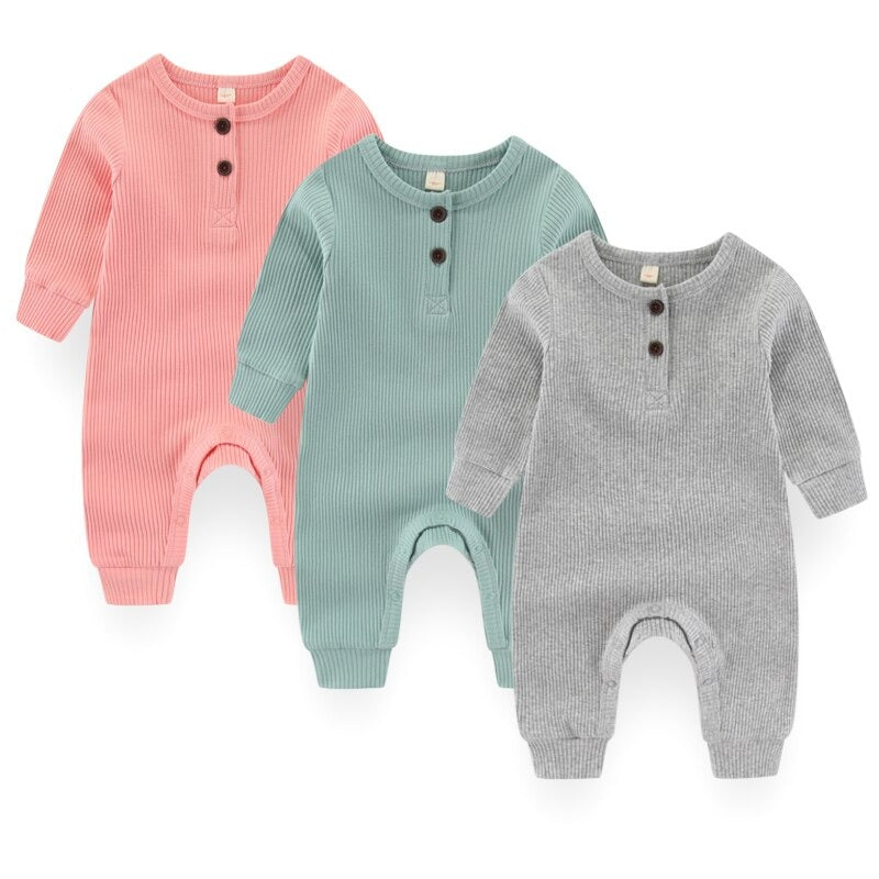 Winter Long Sleeve Cotton Baby Bodysuit-Children Cloth Shop