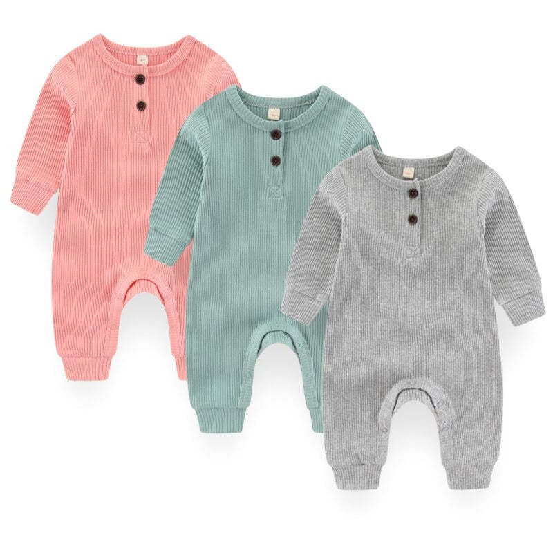 Winter Long Sleeve Cotton Baby Bodysuit-Children Cloth Shop