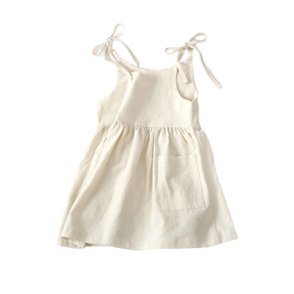 Rustic Suspender Sundress With Pocket