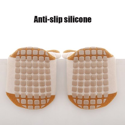 3-Pairs Non-Slip Warm Cotton Socks For Kids-Children Cloth Shop