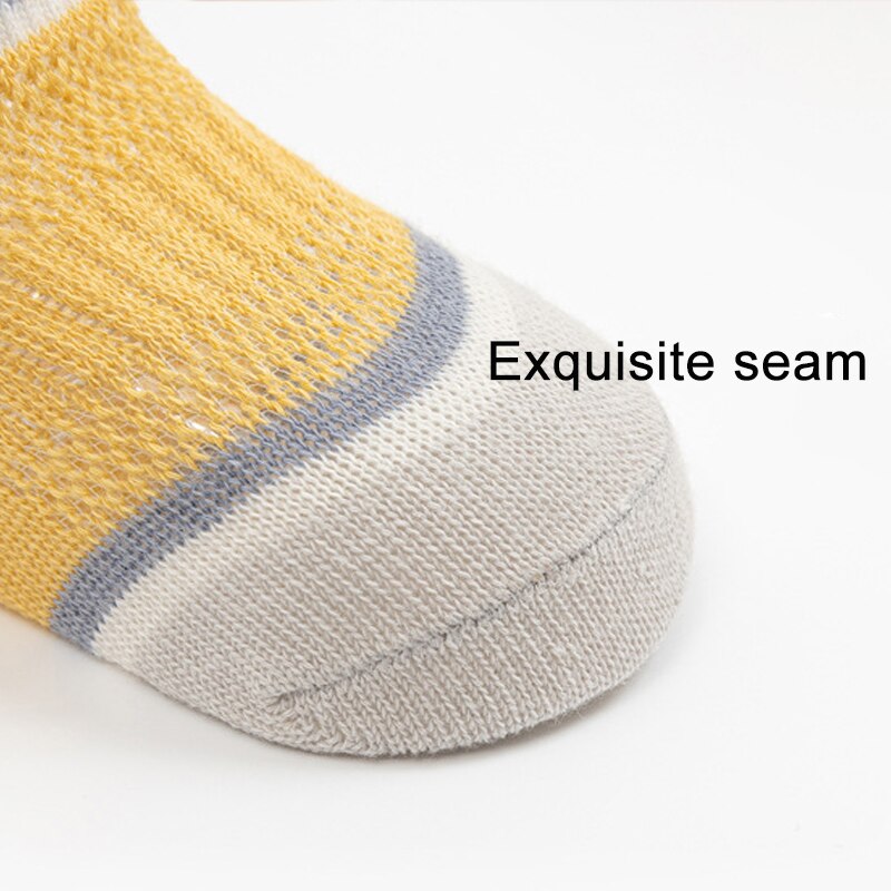 10 Pairs Non-Slip Cotton Soft Breathable Baby Socks-Children Cloth Shop