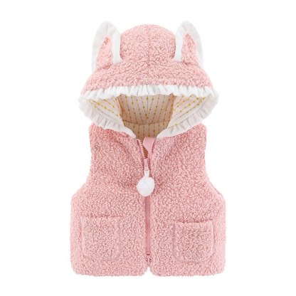 Baby Solid Sleeveless Jacket For Winters-Children Cloth Shop